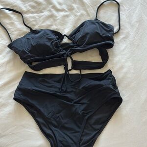 Victoria's Secret Black Two-Piece Bikini Set